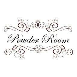 Powder Room Wall Sticker-Decal-Wall Sticker-Wall Quote-Bathroom-Boudoir-Home Decorating-Wall Art - thumbnail 2
