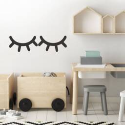 Wall Decal Sleepy Eyes, 50 cm/19.7 - thumbnail 3
