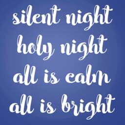 Silent Night Holy Night, Vinyl Decal For Stairs, Christmas Music Decor, Stair Riser Decals, Holiday Wall Decor - thumbnail 2
