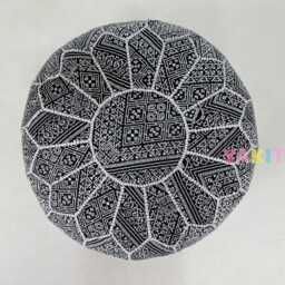 Handmade Moroccan Pouf, Authentic Ottoman Seating, Bohemian Home D??cor, Artisan-Made For Cozy Interiors, Luxury Pouf - thumbnail 3