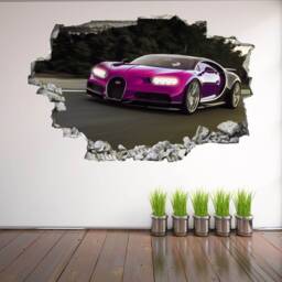 Supercar Sports Car Wall Decal Sticker Mural Poster Print Art Kids Bedroom Home Decor Br9 - thumbnail 1