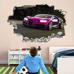 Supercar Sports Car Wall Decal Sticker Mural Poster Print Art Kids Bedroom Home Decor Br9 - thumbnail 2