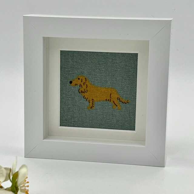 Golden Brown Cocker Spaniel Dog Picture, Fabric Wall Art By Sophie Allport - image 1