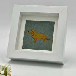 Golden Brown Cocker Spaniel Dog Picture, Fabric Wall Art By Sophie Allport - thumbnail 3