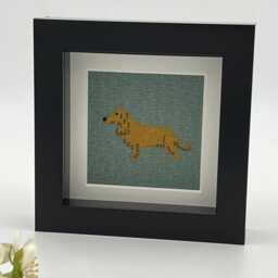 Golden Brown Cocker Spaniel Dog Picture, Fabric Wall Art By Sophie Allport - thumbnail 2