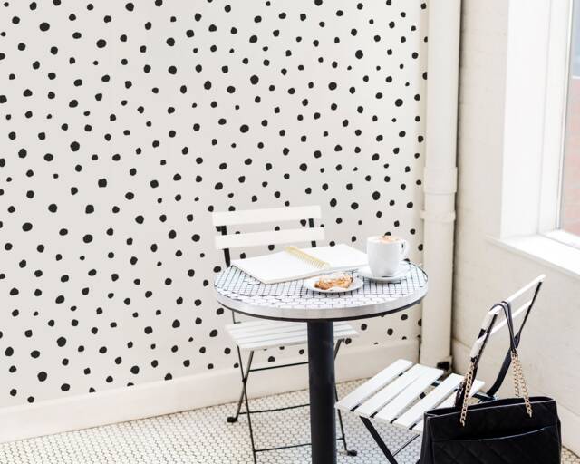 Polka Dot Wall Decals - Modern Stickers, Nursery Decor, Kids Room Art, Scandinavian Home Decor - image 1
