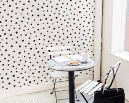 Polka Dot Wall Decals - Modern Stickers, Nursery Decor, Kids Room Art, Scandinavian Home Decor - thumbnail 1