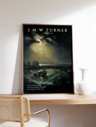 William Turner Exhibition Art Print, J. M. W. Poster, Fisherman At Sea, Classical Painting Art, Office Decor, A1/A2/A3/A4 - thumbnail 1