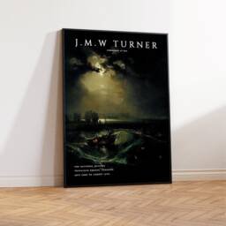 William Turner Exhibition Art Print, J. M. W. Poster, Fisherman At Sea, Classical Painting Art, Office Decor, A1/A2/A3/A4 - thumbnail 3
