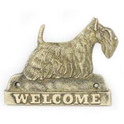 Scottish Terrier, Dog Welcome, Hanging Decoration, Limited Edition, Artdog - thumbnail 2