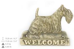 Scottish Terrier, Dog Welcome, Hanging Decoration, Limited Edition, Artdog - thumbnail 1