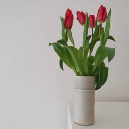 Ceramic Handmade Large Pottery Vase, White Vase For Flowers, Modern Unique Wedding Gift, Stoneware Tall Flower - thumbnail 3