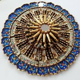 "Peruvian Mirrors ""Blue 2" - thumbnail 3