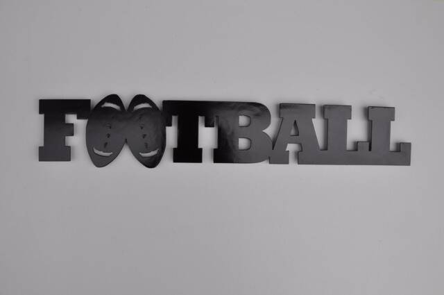 Football Word Metal Sign & Wall Decor - image 1