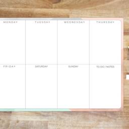 Weekly Planner, Family Meal Fridge Dry Erase Planner, To Do A4 Weekly Schedule Board - thumbnail 3
