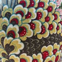 Titley & Marr Ashby Floral Red Green Cushion Pillow Cover - thumbnail 2