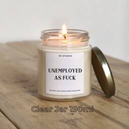 Unemployed Gift Candle, Funny Graduate, University, Leaving Work, Retirement For Student, Him, Her, Friend, Colleague - thumbnail 3