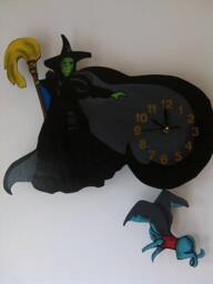 Wizard Of Oz/ Wicked Witch The West Pendulum Wall Clock