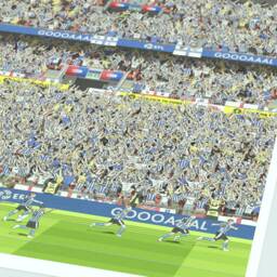 Josh Windass Winning Wembley Goal Illustrated Art Print - Sheffield Wednesday Play-Off Final 2023 Poster Gift - thumbnail 2
