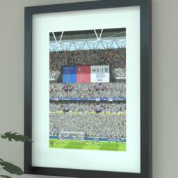 Josh Windass Winning Wembley Goal Illustrated Art Print - Sheffield Wednesday Play-Off Final 2023 Poster Gift - thumbnail 3