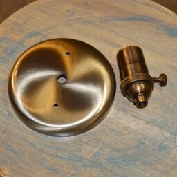 Ceiling Canopy, Wall Sconce Mount, 8 Different Finishes - Top Quality Supplies For Your Handmade Lighting, Lamps, Pendants - thumbnail 3