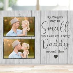 Custom Photo Frame, Daddy Gift, Father's Day First Fathers Day, New Dad Pops Papa, From Son, Daughter Frame - thumbnail 3