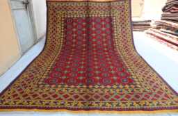 7x10 Ft Brand New Afghan Akhcha Handmade Rug, High Pile Rug Turkmen Bokhara Area Rug Living Room Rug, Tribal Bedroom Office - thumbnail 1