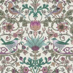 Manor House Audley Heather Scatter Cushion By Berry & Grouse - Birds Matching Piping Zip Feather Polyester Case Only - thumbnail 2