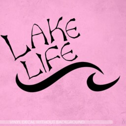 Lake Life Decal, Camping Decal, Kayak Sticker, Wave Decal - Nature Vinyl Sticker, Adventure Sticker & Wall Decals - thumbnail 2