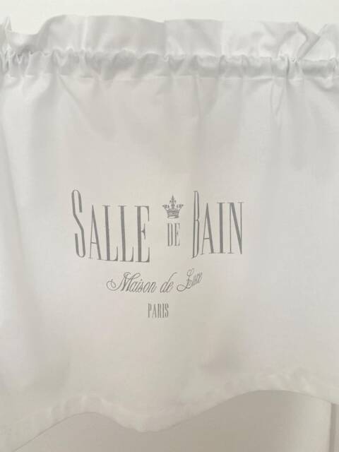 Shabby Curtain, Window Bistro Curtain Salle De Bain Luxe Paris Vintage Country House Chic - image 1