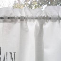 Shabby Curtain, Window Bistro Curtain Salle De Bain Luxe Paris Vintage Country House Chic - thumbnail 2
