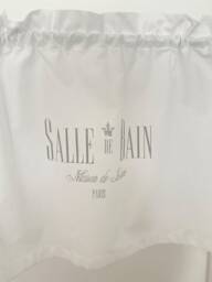 Shabby Curtain, Window Bistro Curtain Salle De Bain Luxe Paris Vintage Country House Chic - thumbnail 1