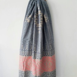 Boho Beach Towel - Authentic Scarf Blanket Pure Cotton Yoga Towel Mat Fringed Fouta Beach&pool - thumbnail 2