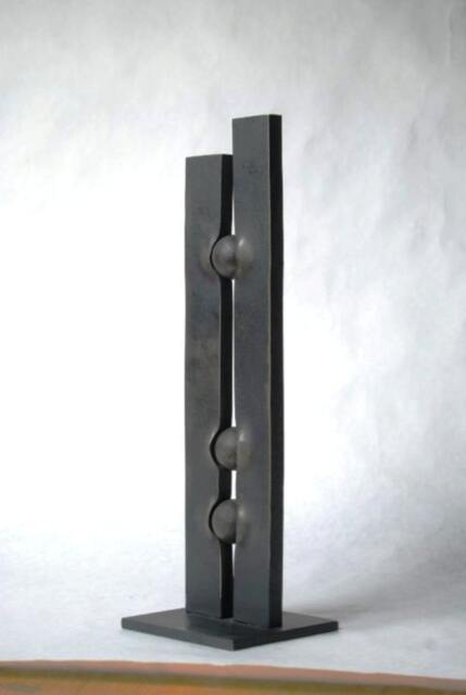 Geometric Metal Sculpture Modern Interior Art