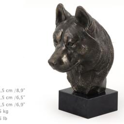 Siberian Husky, Dog Marble Statue, Limited Edition, Artdog. Made Of Cold Cast Bronze. Solid, Perfect Gift. Limited Edition - thumbnail 4