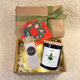 Thank You Teacher Christmas Candle Gift, Child Minder Appreciation Xmas Present, Free Card & Matches - thumbnail 4