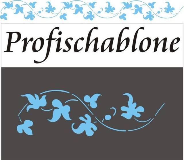 Tendril Frieze - Motif Heights 6-28 cm - Wall Stencil, Decorative Border, Decoration