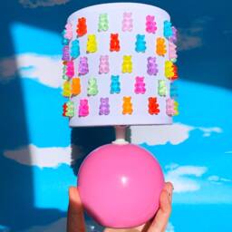 Gummy Bear Lamp, Fake Food Night Maximalist Decor, Funky Dopamine Quirky Candy Fun Light, Pop Art Lighting - thumbnail 3