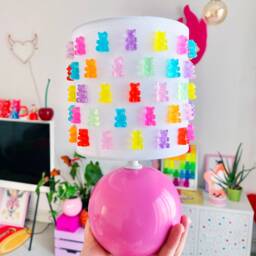 Gummy Bear Lamp, Dopamine Decor, Retro Funky Mood Lighting, Quirky Candy Maximalist Ambient Lighting - thumbnail 4