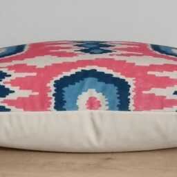 Linwood Omega Prints Casper Candy Pink & Velvet Cushion Cover 35x55 cm - thumbnail 2