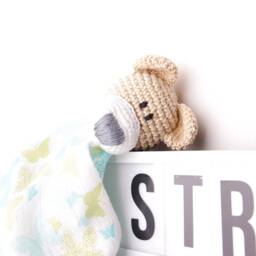 Cuddly Towel - Cuddly Bear With Name On Request - thumbnail 2