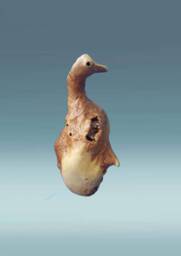 Wooden Goose, Goose Sculpture, Art Wood, Wood Wooden Figure - thumbnail 1