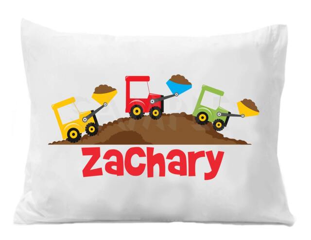 Bulldozer Digger Personalized Pillow Case - image 1