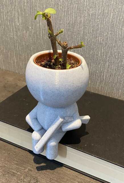 "Hunter Succulent Planter ""Wee Jimmy - Destroyer Of Clay Pigeons" - image 1