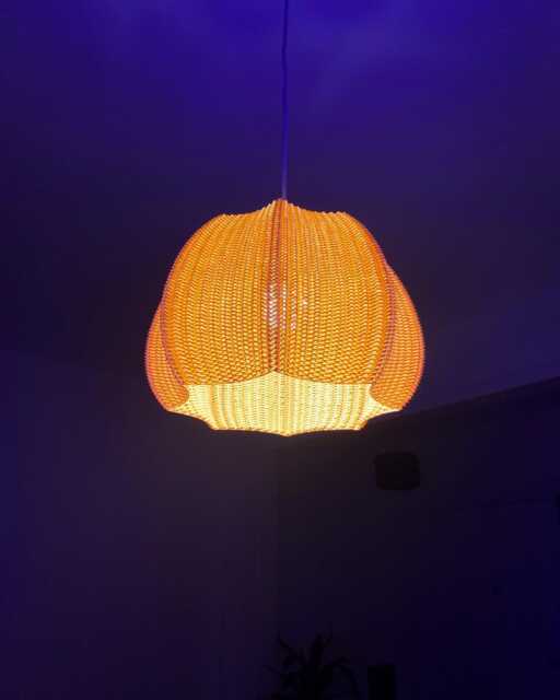 Marisa Pendant Lamp, Modern Ripple Mesh Contemporary 3D Printed Lighting - image 1