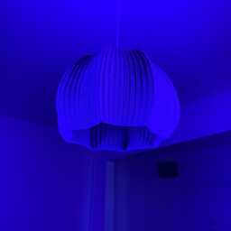 Marisa Pendant Lamp, Modern Ripple Mesh Contemporary 3D Printed Lighting - thumbnail 4