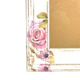 Floral Photo Frame, Wooden Roses Frame For Photo, Decor, Gift, Gifts, Gift Mum - thumbnail 3