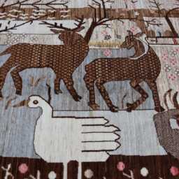 5x8 Ft Afghan Pictorial New Kazak Farmhouse Rug, Handmade Medallion Wool Area Luxury Bedroom Living Room Office Decor Rug - thumbnail 3