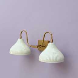 Mid Century Bathroom Vanity Light Handmade Brass Double Wall Sconce Light Home Deocr Lighting Item - thumbnail 3