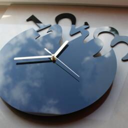 Wall Falling Numbers Modern Clock Large Wall Gift Decor Unique Clocks Decal - thumbnail 2